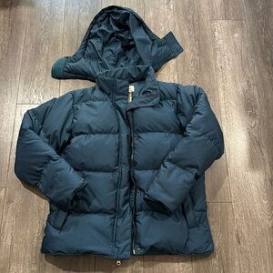 LL Bean vintage blue women’s down puffer coat M